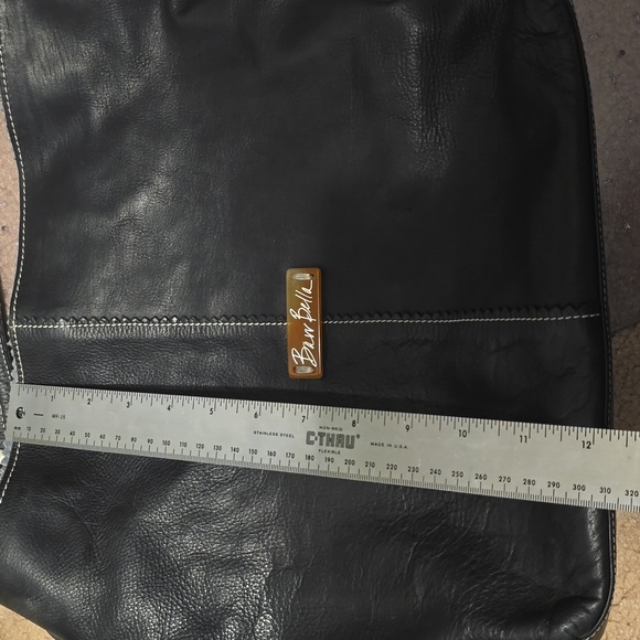 Barr Bella Black Leather Hobo Bag - Picture 8 of 10